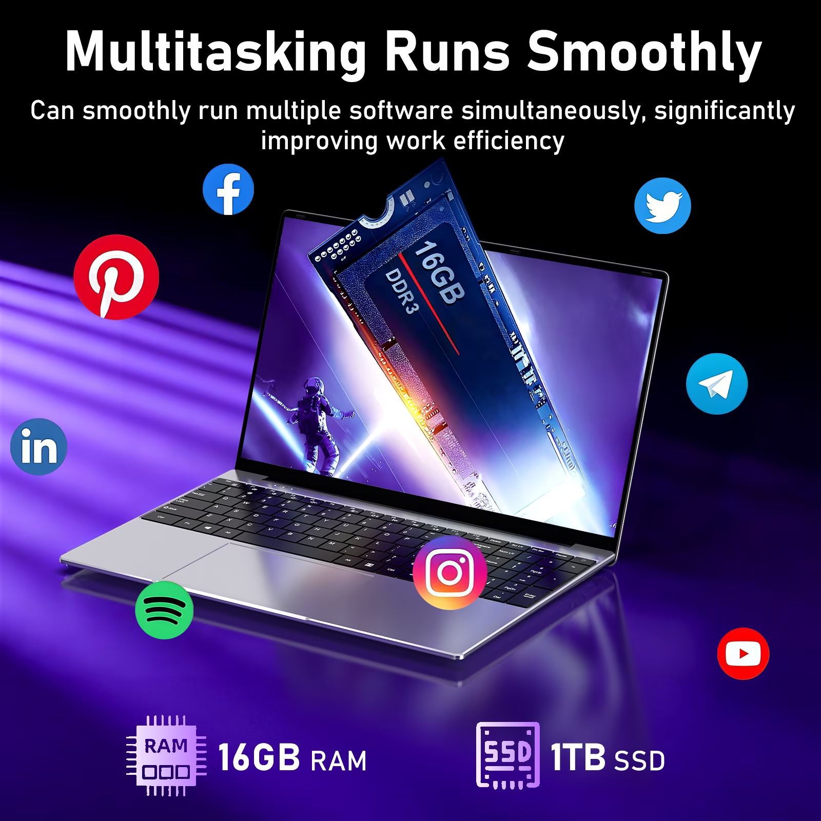 2026 New 15.6" Traditional Laptop Computer,Type-C Core i7 7600U up to 3.9GHz,16GB Ram 512GB/1TB Ssd,1080P Ips,Win 11 Pro,Backlit Keyboard for Work,Study