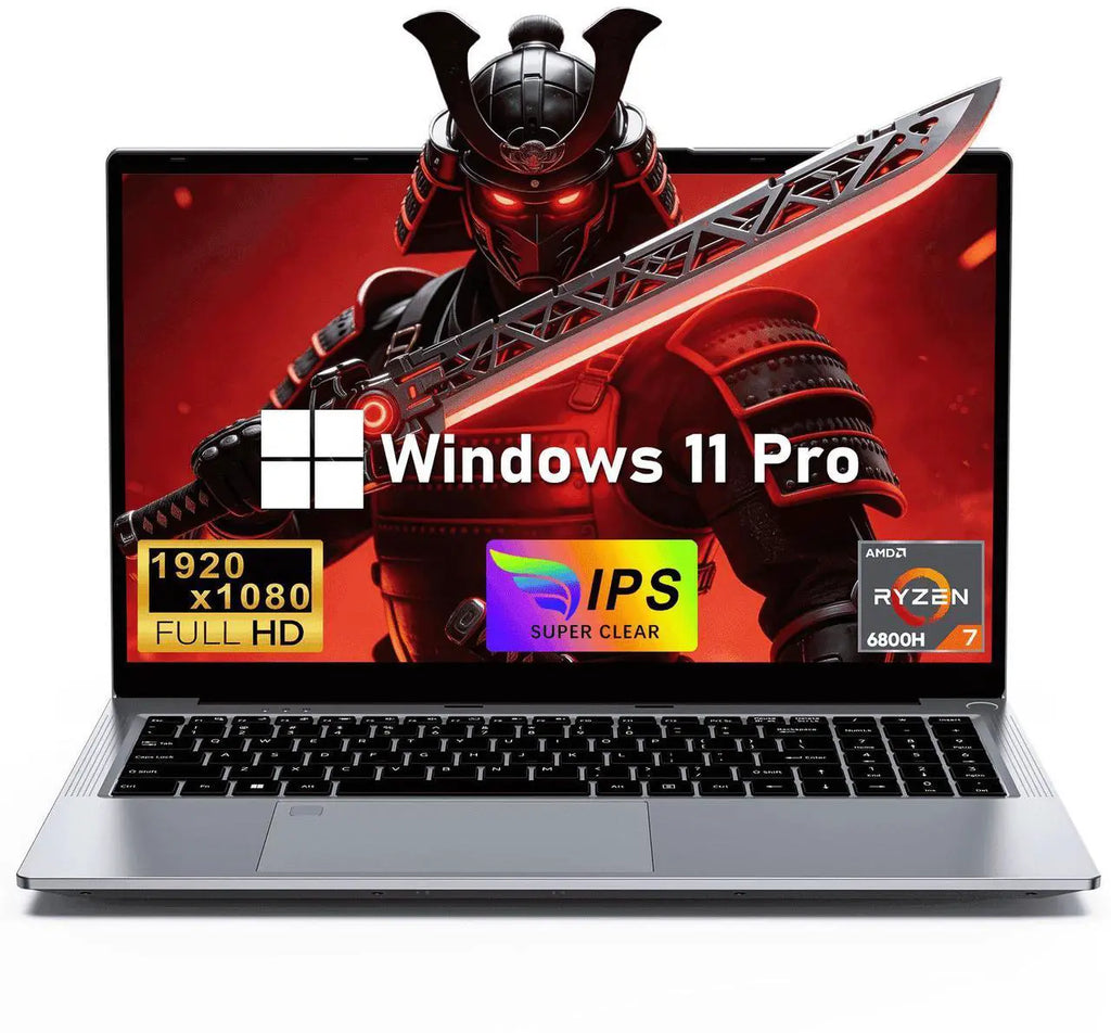 Chheart 2026 Flagship 15.6" Gaming Laptop | AMD Ryzen 7 6800H | 32GB DDR5 RAM | 1TB NVMe SSD | 8C/16T Up to 4.7GHz | Wins 11 Pro | Backlit Keyboard Fingerprint | Lightweight 3.5lb | 2-Year Warranty