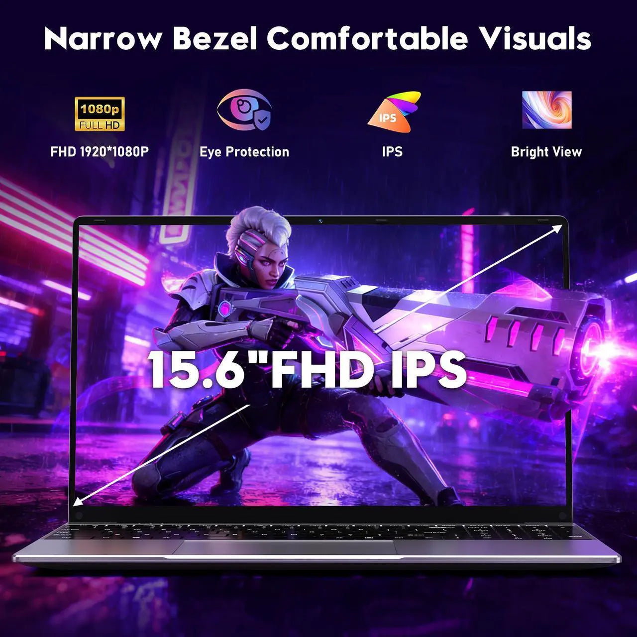 Chheart Core i5 Laptop Computer 2026 New, 15.6 Inch Window 11 Pro Lap Top PC 16GB RAM 1TB SSD, 2-Year Warranty, Office 365, FHD 1920*1080 IPS Display, Backlit Keyboard, WiFi5 BT4.2 USB, UHD Graphic