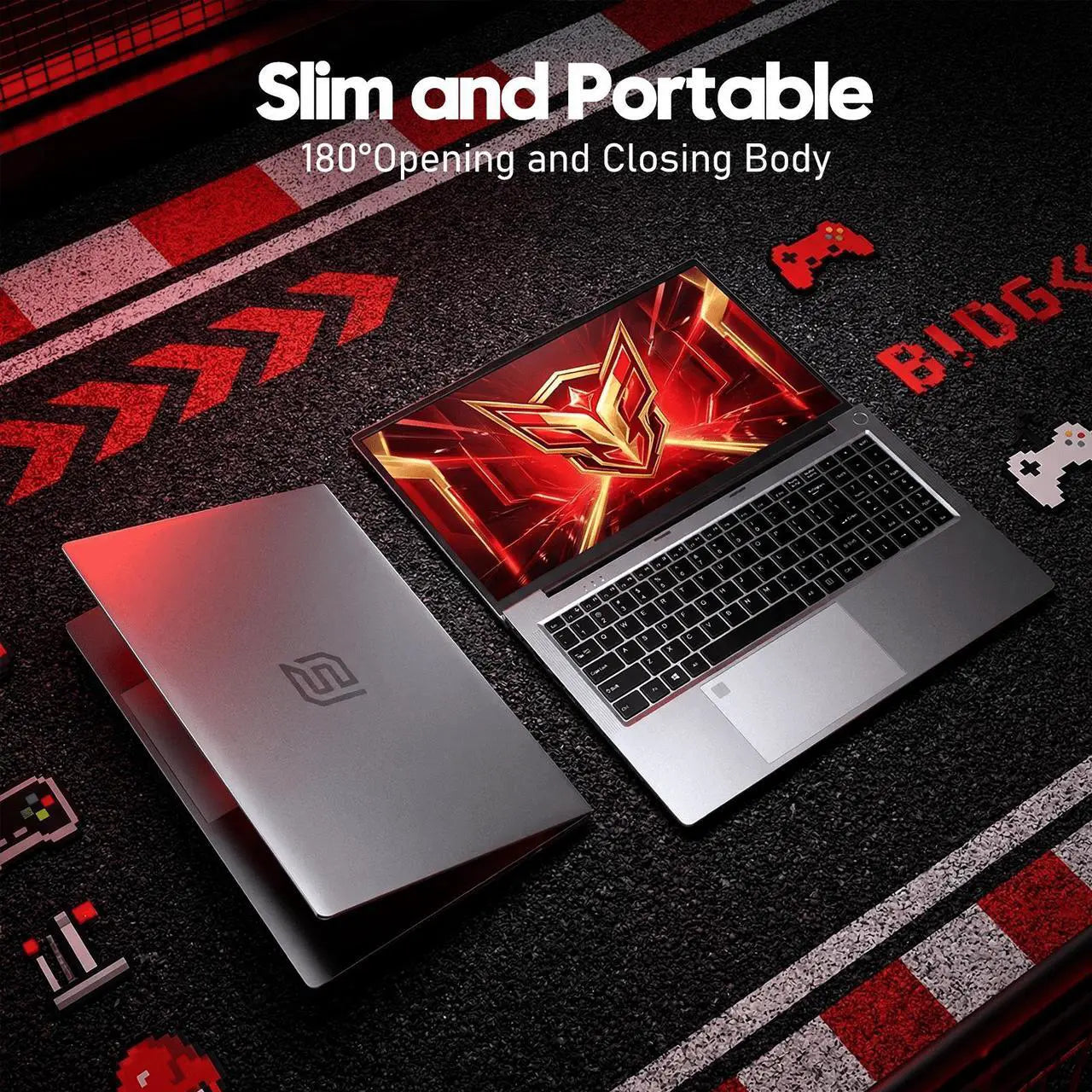 Chheart 2026 Flagship 15.6" Gaming Laptop | AMD Ryzen 7 6800H | 32GB DDR5 RAM | 1TB NVMe SSD | 8C/16T Up to 4.7GHz | Wins 11 Pro | Backlit Keyboard Fingerprint | Lightweight 3.5lb | 2-Year Warranty