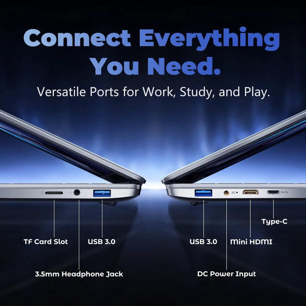 Chheart 2026 Laptop Computer,15.6" FHD IPS,16GB RAM 1TB SSD,Windows 11 Pro,i5-6200U Up to 2.8GHz,Portable Laptop,Business Student Notebook,Backlit Keyboard,WiFi,BT 4.2,Mini HDMI,TF Card
